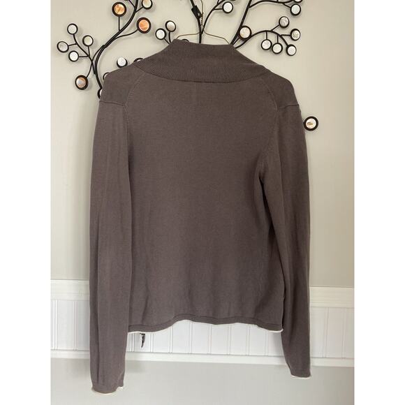 Esprit Women's knitted cardigan, pleasant mocha color size L - Picture 2 of 7